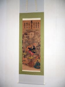 掛け軸修理　【破れ、折れ目の補修】